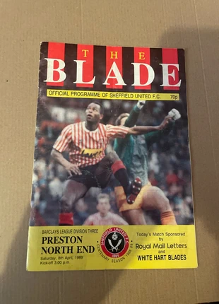 Sheffield United versus Preston Northend, condition: Good, £2.00, £2.46 includes Buyer Protection
