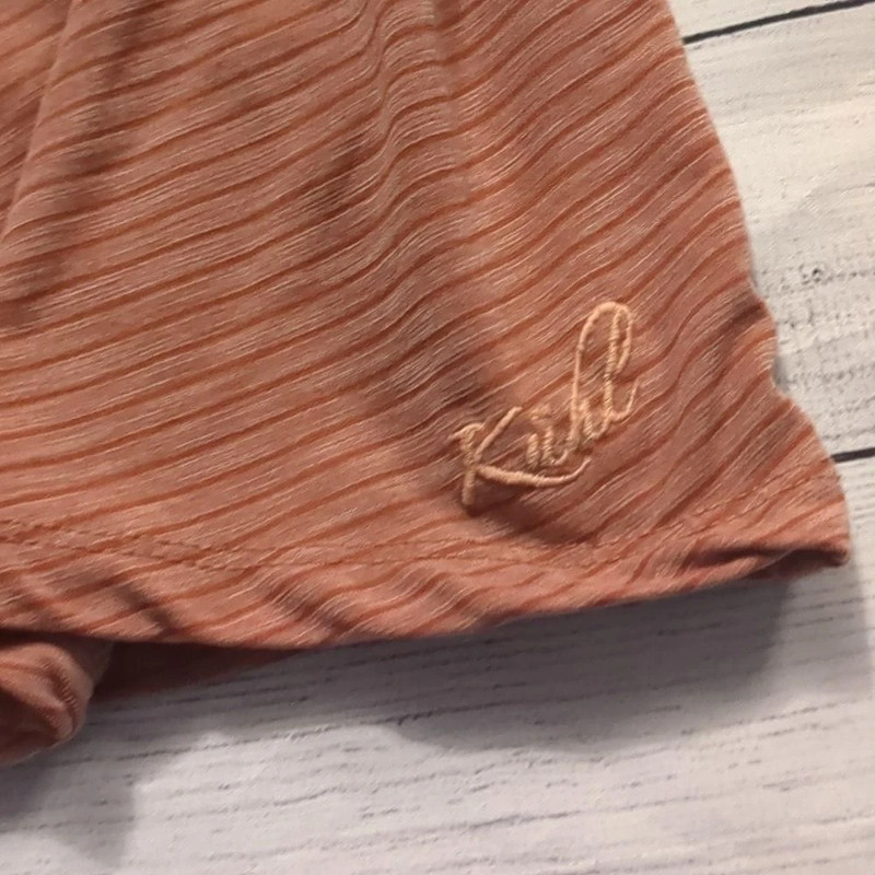 Kuhl orange striped tank top size small 4