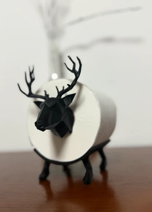 Porta rotolo di carta igienica renna – Stampa 3D in PLA, marca: Unico, estado: Nuevo con etiquetas, 4,99 €, 5,94 € Protección al comprador incluida