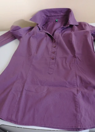 Camicia blusa maniche lunghe, viola, United Colors of Benetton, buone condizioni , marke: United Colors of Benetton, zustand: Gut, größe: L / 40 / 12, 7,00 €, 8,05 € inklusive Vinted-Käuferschutz