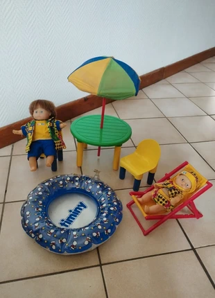 Set plage Timiny (1992) - Set playa Timiny Vintage, brand: Berchet, condizioni: Ottime, taglia: Taglia unica, €45.00, €47.95 include la Protezione acquisti