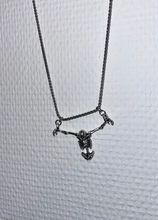 chaine colliers pendentif squelette tête de mort y2k drip dump metal rock punk gothique emo, brand: y2k, condition: Very good, €11.00, €12.25 includes Buyer Protection