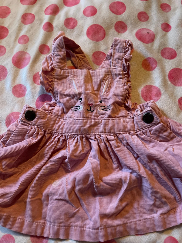 Adorable babygirl overall dress 1