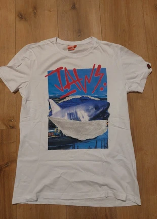 T-shirt maglietta bianca Jaws!, brand: JAWS, condizioni: Nuovo senza cartellino, taglia: S, €4.00, €4.90 include la Protezione acquisti