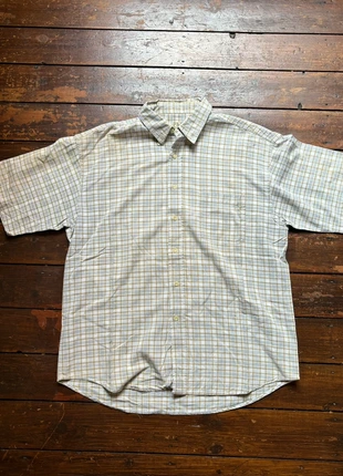 Vintage Short-Sleeve Shirt XL – Cream & Beige – 100% Cotton, marque: Pure & Simple, état: Très bon état, taille: XL, 10,00 €, 11,20 € Protection acheteurs incluse