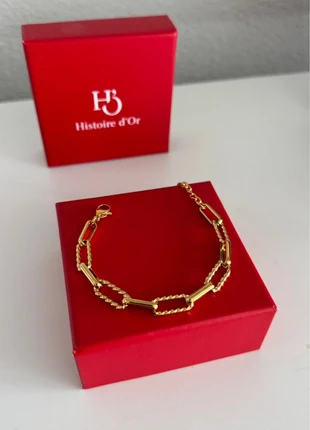 bracelet doré maille rectangle or neuf maillon rectangle lié neuf tendance, marque: histoire d'or, état: Très bon état, 18,00 €, 19,60 € Protection acheteurs (Pro) incluse