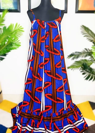 Longue robe en wax , merk: WAXX, staat: Nieuw zonder prijskaartje, maat: Universele maat, € 50,00, € 53,20 inclusief Kopersbescherming