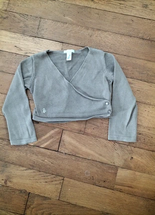 Cache coeur type bolero, brand: Obaïbi, condition: Very good, size: 12-18 months / 80 cm, €1.00, €1.75 includes Buyer Protection