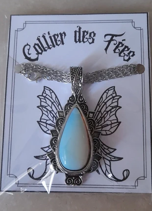 Collier fée argenté neuf, staat: Heel goed, € 4,50, € 5,43 inclusief Kopersbescherming