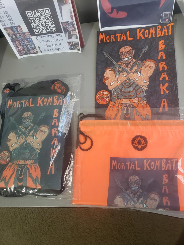 Mortal Kombat - Baraka | Drawstring Bag
