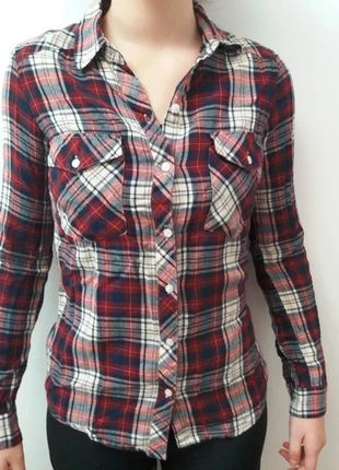 Chemise à carreaux Pimkie taille XS très bon état, marca: Pimkie, estado: Muito bom, tamanho: XS / 34 / 6, €6.00, €7.00 inclui Proteção do Comprador