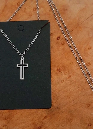 Colar Unissexo Cruz Oca em Aço Inoxidável – 50cm, marque: cross, état: Neuf sans étiquette, 6,00 €, 7,00 € Protection acheteurs incluse