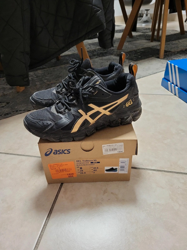 Asics gel t 37 noir dor Vinted