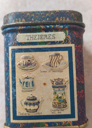 Boîte vintage théière métallique, état: Très bon état, 8,00 €, 9,10 € Protection acheteurs incluse