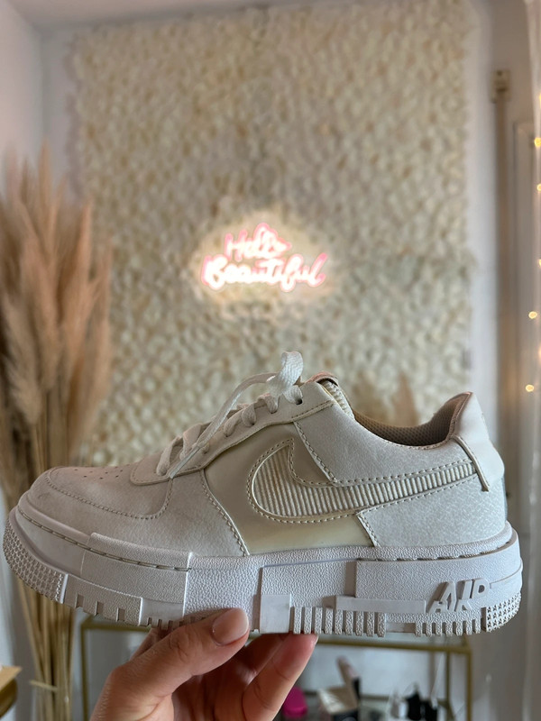 Nike air weiß Silber -Limited Edition 1