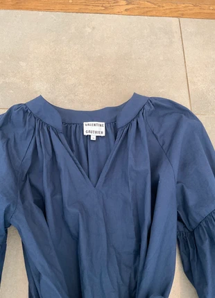 Blouse bleu marine manches longues Valentine Gauthier, marca: Valentine Gauthier, estado: Muito bom, tamanho: S / 36 / 8, €50.00, €53.20 inclui Proteção do Comprador