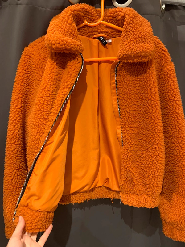 manteau orange h&m
