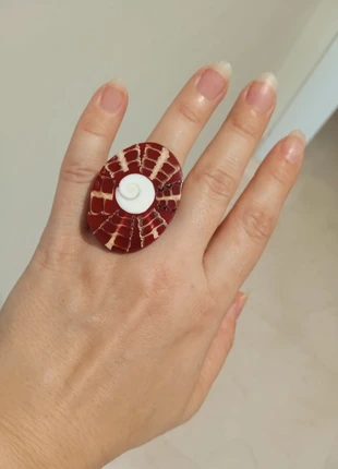 Anillo artesanal tamaño grande. Grande bague fait main., marca: Fait Main, estado: Nuevo sin etiquetas, tamaño: 18,1 mm Ø / 18,5, 5,95 €, 6,95 € Protección al comprador incluida