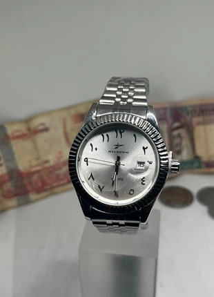 Montre Full Argentée avec Chiffres Arabes Élégance Minimaliste, brand: Quartz, condition: New with tags, size: 39–42 mm, €15.00, €16.45 includes Buyer Protection