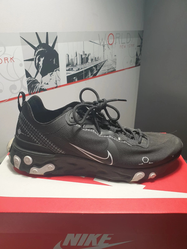 Nike react element 55 noir Vinted