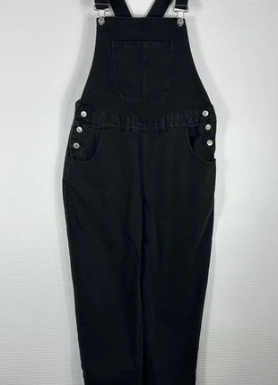 Salopette en Jean Mom Vintage Noir, brand: Vintage Denim, condition: Very good, size: M / 38 / 10, €29.00, €31.15 includes Buyer Protection Pro