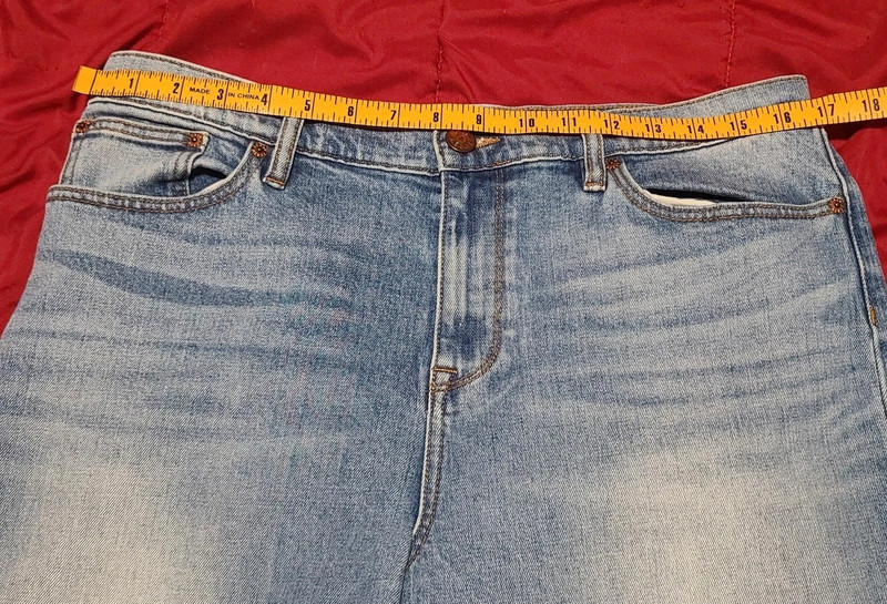 J. Crew Women'S Rayner Wide Leg Cropped Blue Jeans Size 32 5