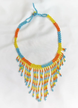 Collier de perles vintages style hippie , marke: Vintage, zustand: Sehr gut, 22,00 €, 23,80 € beinhaltet Vinted-Käuferschutz Pro