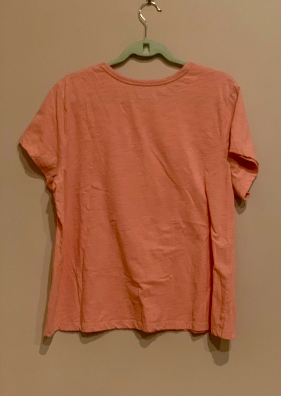 Coral colored tee 2