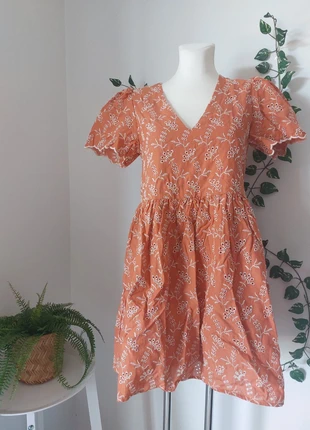 Robe broderie terracotta, marque: Lovie & Co, état: Très bon état, taille: S / 36 / 8, 8,00 €, 9,10 € Protection acheteurs incluse