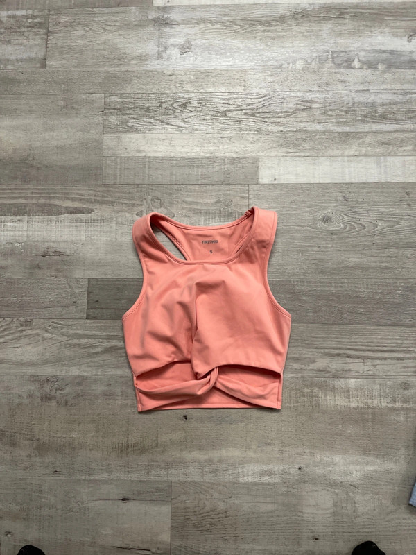 Coral sports bra