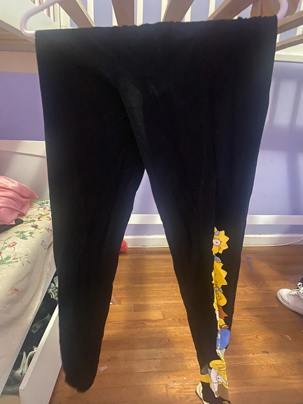 Black Simpson leggings