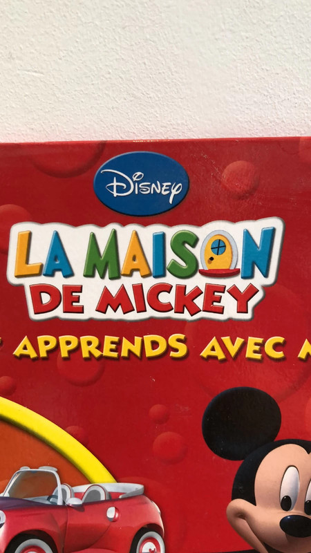 Livre-jeu éducatif de Mickey