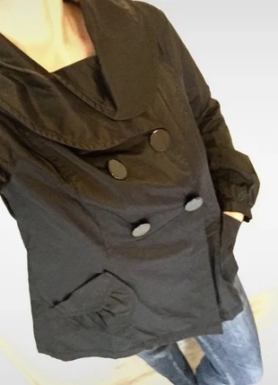 Veste trench imperméable noire Vero Moda 38, marke: Vero Moda, zustand: Sehr gut, größe: M / 38 / 10, 12,00 €, 13,30 € inklusive Vinted-Käuferschutz