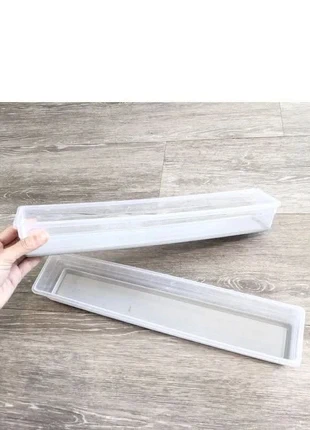 Lot de 2 rangements de tiroirs longs – Plastique transparent, marque: Maison, état: Très bon état, 5,00 €, 5,95 € Protection acheteurs incluse