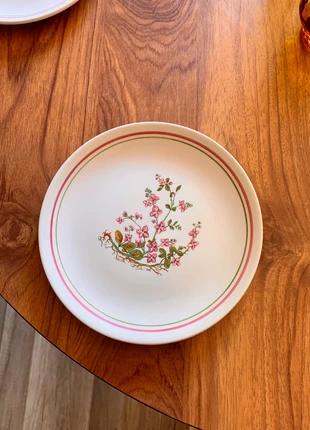 Assiettes à dessert a fleurs vintage Moulin des Loups , merk: Vintage, staat: Heel goed, € 25,00, € 26,95 inclusief Kopersbescherming Pro