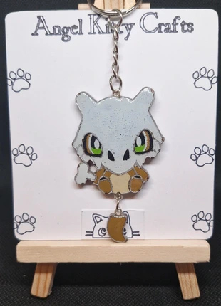 Cubone Pokemon dangle tail keychain, brand: Angel Kitty Crafts, condition: New without tags, £10.00, £11.20 includes Buyer Protection