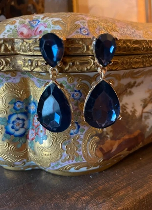 Boucles d’oreilles pendantes /goutte d’eau / bleue, marque: Boutique Parisienne, état: Neuf sans étiquette, 8,90 €, 10,05 € Protection acheteurs incluse