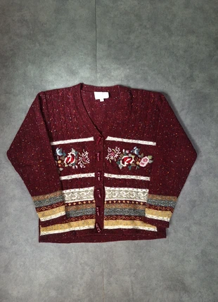 Cardigans femme/ René derhy/ tres bon etat/ manches longues/ vintage/ taille M/ bordeaux, marque: René Derhy, état: Très bon état, taille: M / 38 / 10, 35,00 €, 37,45 € Protection acheteurs incluse