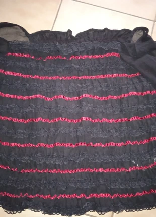 Chemisier avec dentelle et manches transparentes en taille 5, marke: bluzka, zustand: Sehr gut, größe: 5XL / 50 / 22, 3,80 €, 4,69 € inklusive Vinted-Käuferschutz