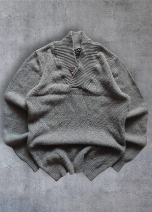 GianMarco Venturi Vintage Sweater – Maglione Grigio Collo Alto a V Unisex Smart Casual 90s Old Money, brand: Gian Marco Venturi, condizioni: Nuovo senza cartellino, taglia: XL, €11.90, €13.20 include la Protezione acquisti