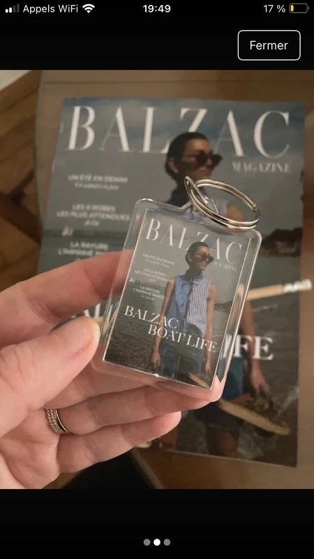 Porte clés balzac - photo numéro 2
