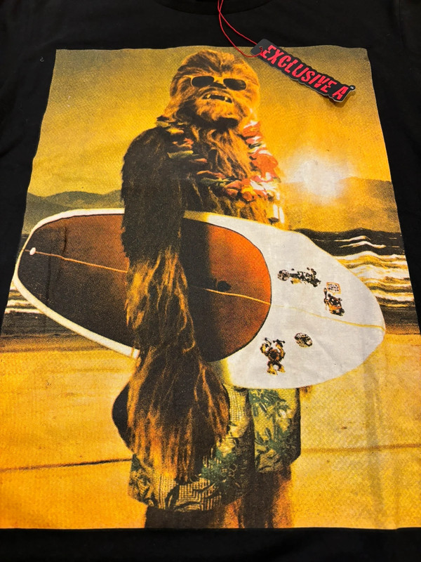 T-shirt Chewbacca Star-wars surf! 4