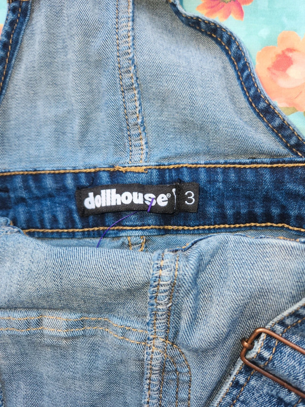 Dollhouse jean overalls 4