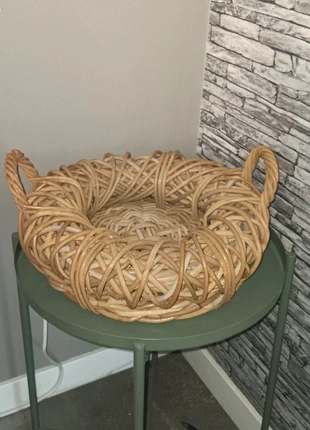 Ronde rieten mand ø40 cm, merk: rieten mand, staat: Heel goed, € 9,00, € 10,15 inclusief Kopersbescherming