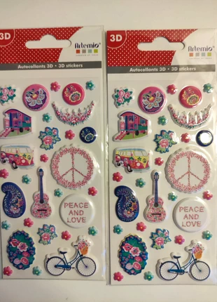 Scrapbooking artwork stickers pour cartes peace and love, brand: Peace, condition: New with tags, €3.00, €3.85 includes Buyer Protection
