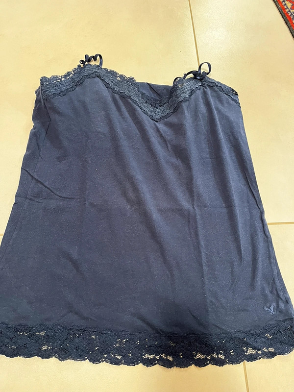 American Eagle top in XL Blau mit bustier drin 1