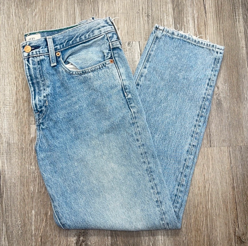 J.Crew Denim Slouchy Boyfriend Straight Leg Jeans 1