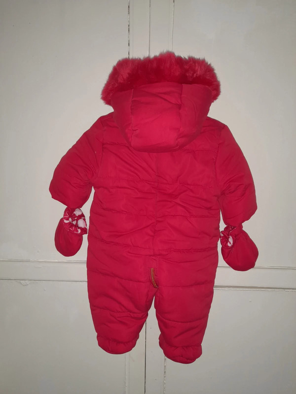 Minnie mouse clearance baby snowsuit