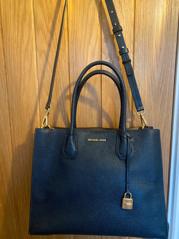 Michael kors blue deals tote bag