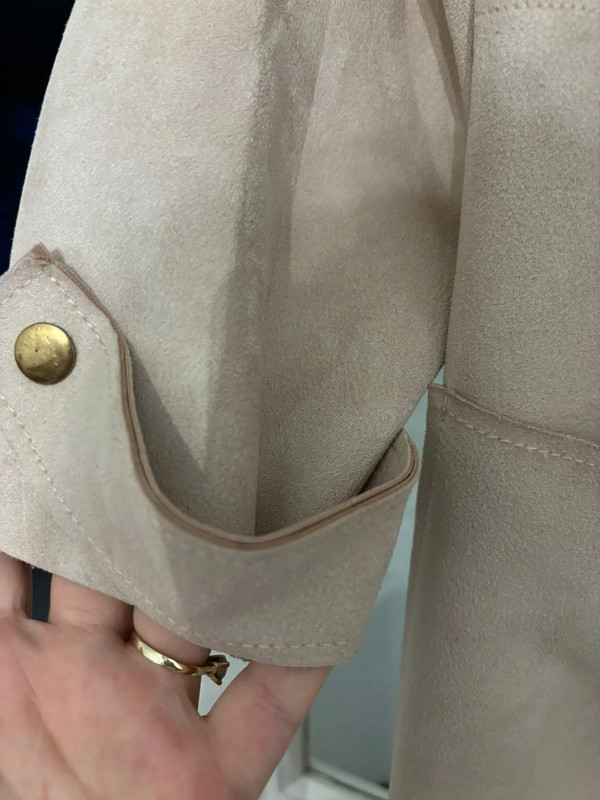 Beige jas Zara small 4